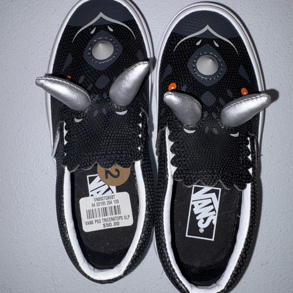 Giorgio Armani Kids Black and Silver Sneakers